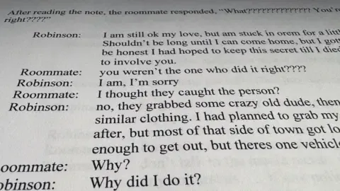 Detailed Conversation Log Involving Charlie Kirk Suspect and Co-resident