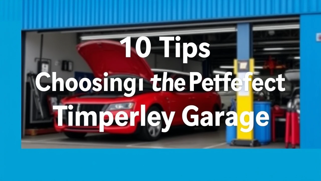 Top 10 Tips for Choosing the Perfect Timperley Garage